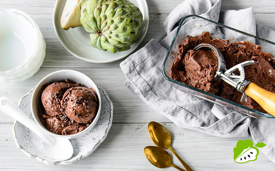 Custard apple choc sorbet 002