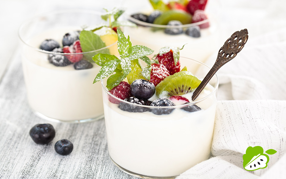 Custard Apple Cream Pudding